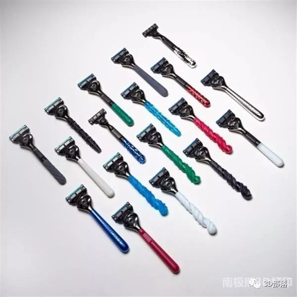 吉列推出3D打印批量定制化剃须刀手柄