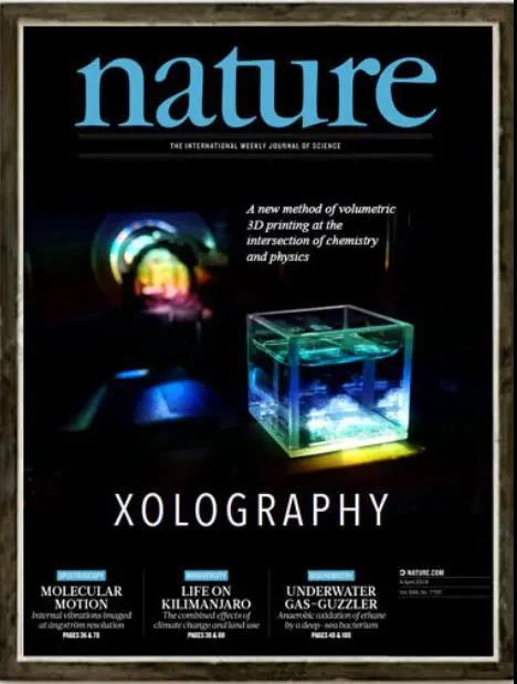Nature重磅：X交叉光片照相体积3D打印技术，Xolography无需支撑
