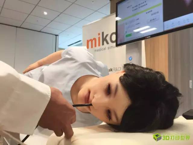 逼真！日本开发3D打印医疗训练机器人“Mikoto”